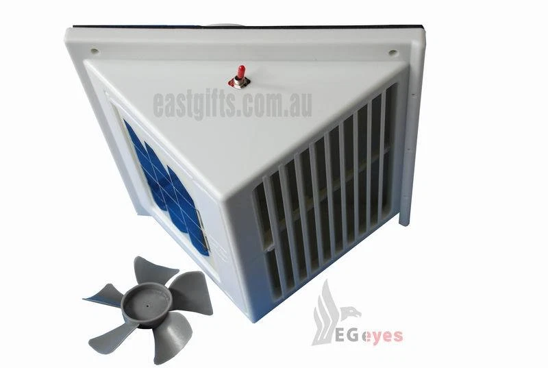 EG-SWF103 integrated solar panel housing and fan blade