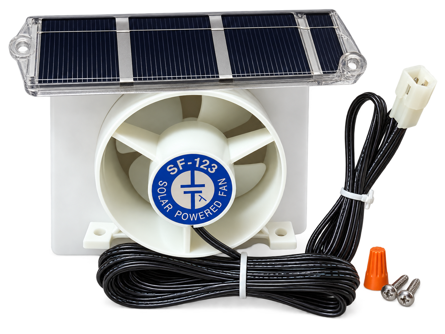 SF-123 Solar Fridge Fan kit with separate solar panel and cable